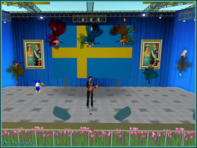 Национальный день Швеции в виртуальном посольстве Швеции в Second Life