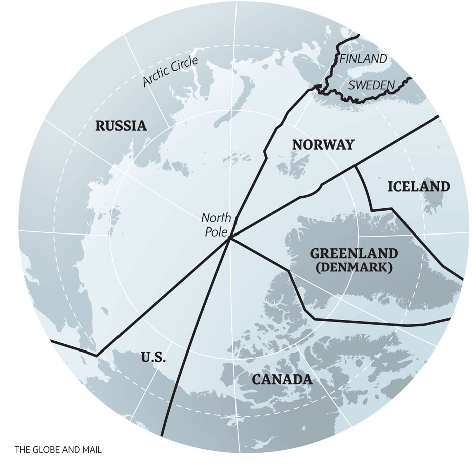 Полярный 17 карта. Карта Арктики с границами государств. Карта арктических стран. Сектор Арктики на карте. Границы стран в Арктике на карте.