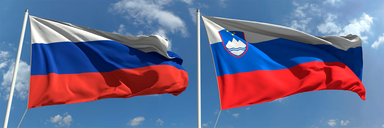 флаг словении и россии