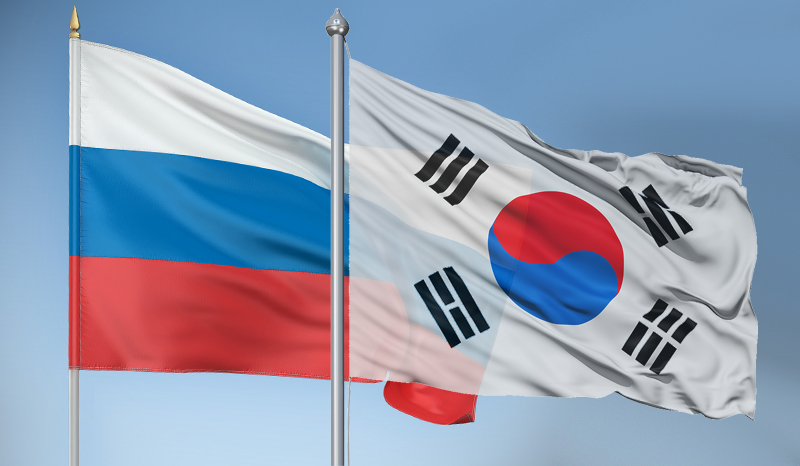 Какая корея дружит с россией. Южная Корея и Россия. Россия и Корея. Республика Корея и Россия. Флаг России и Южной Кореи.