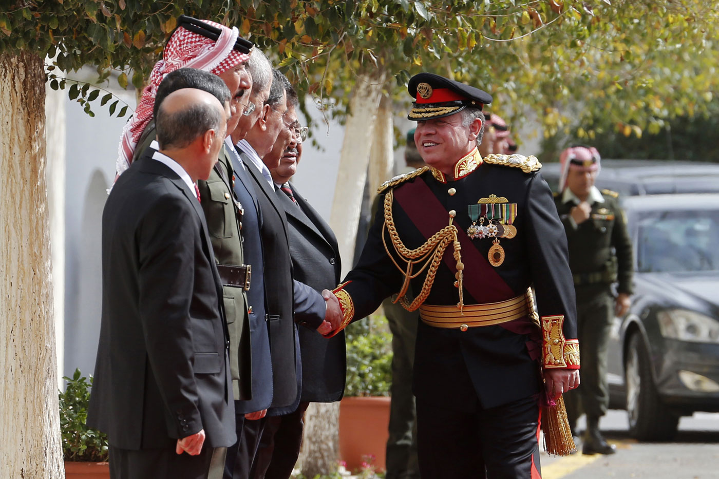 охрана короля иордании