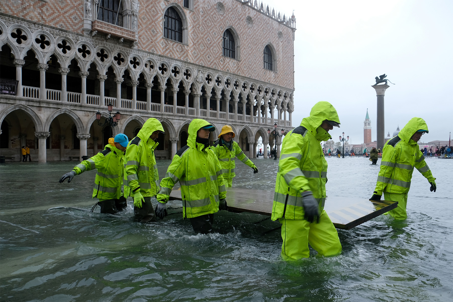 Венеция Сан Марко наводнение 2019