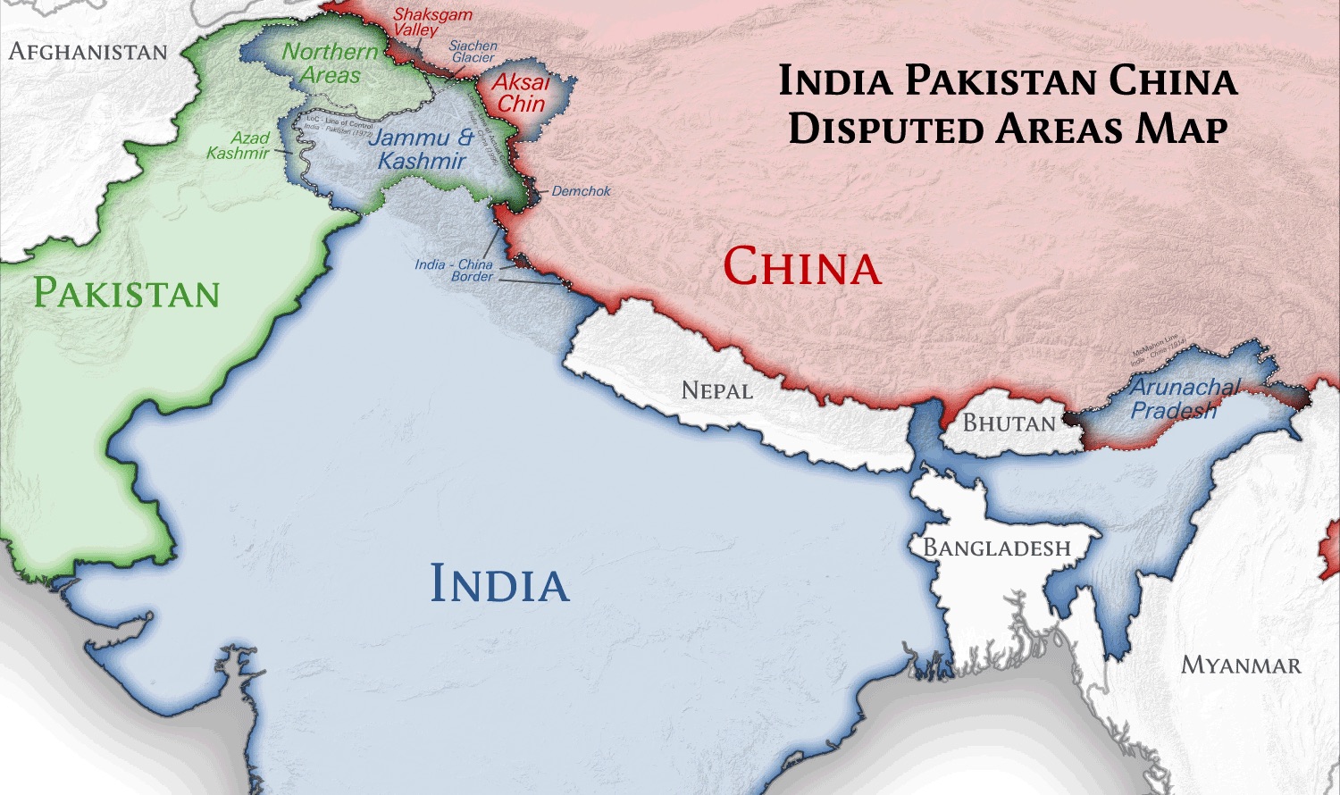 map of china and pakistan Riac India China Pakistan A Pipedream map of china and pakistan