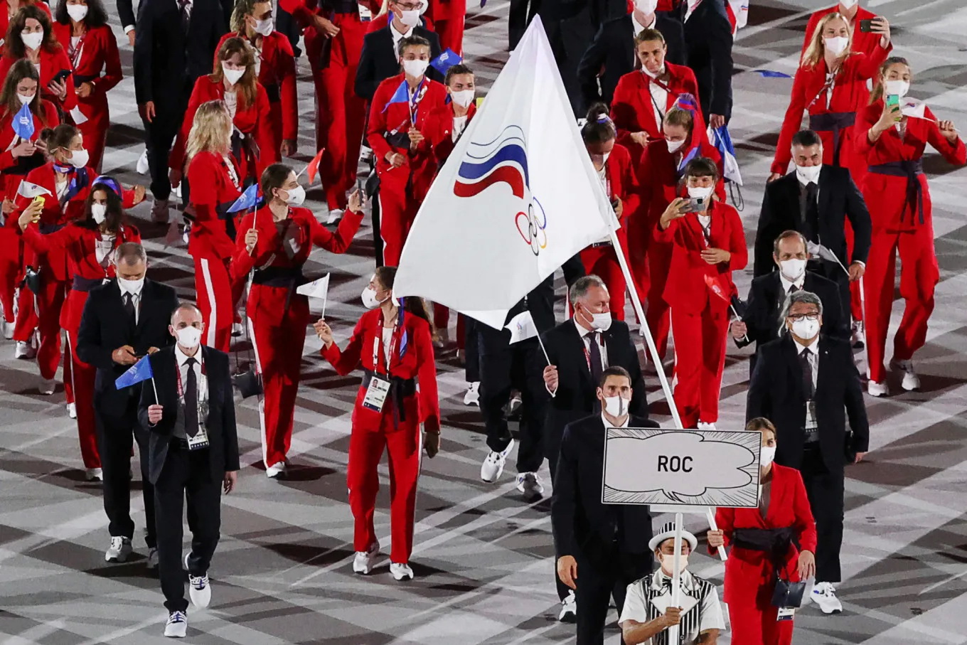 Флаг россии на олимпиаде 2024